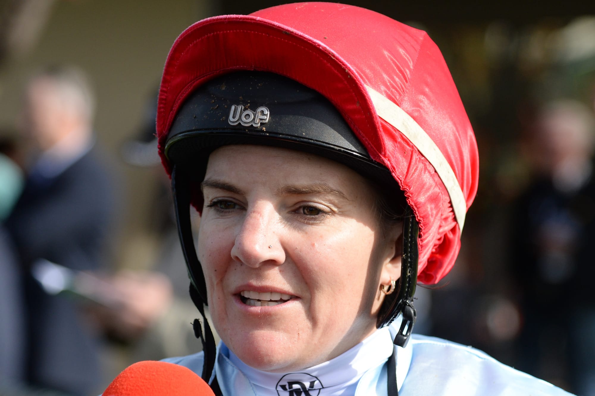 Nikita Beriman after riding a winner in Victoria.