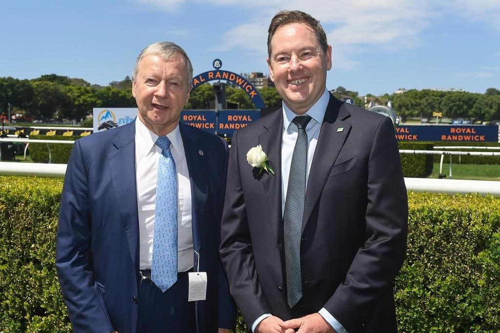Adam Rytenskild (right) with Winifred Engelbrecht-Bresges.