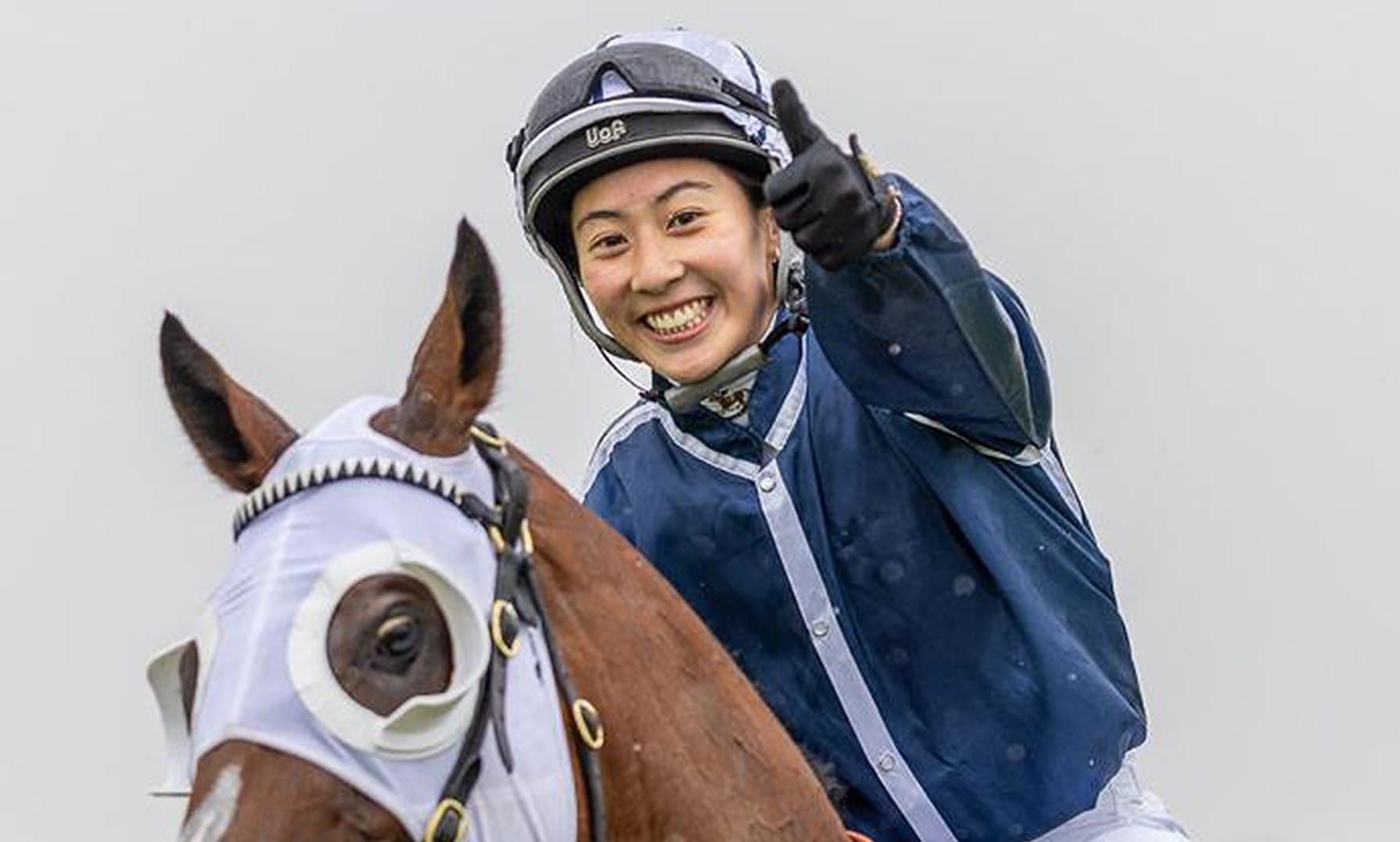 Britney Wong has earned a full-time HKJC jockeys contract for 2024/25 (Photo: HKJC)