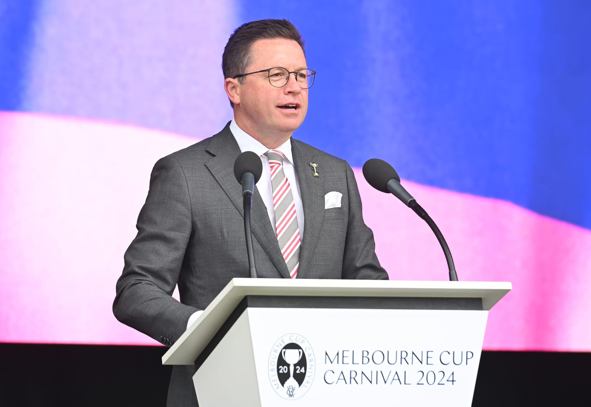 Victorian Racing Minister Anthony Carbines. 